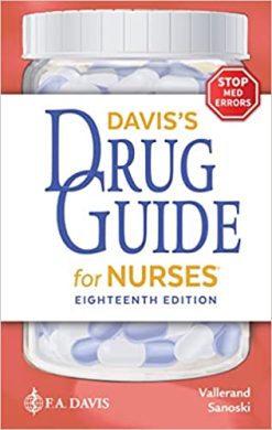 Drug Guide for Nurses Eighteenth Edition